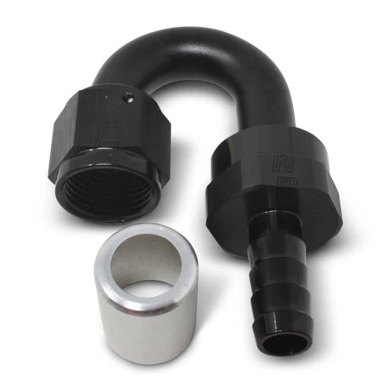 Russell Performance -8 AN Proclassic Crimp 180 Degree End (O.D. 0.700) Fittings Russell