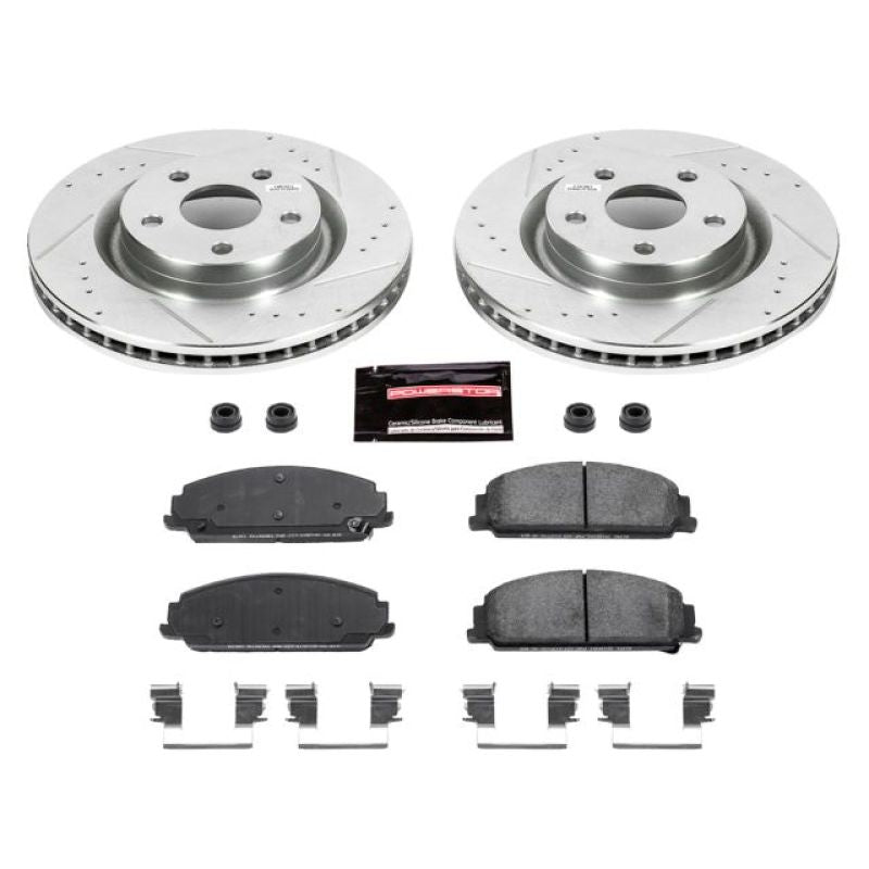 Power Stop 08-09 Pontiac G8 Front Z23 Evolution Sport Brake Kit Brake Kits - Performance D&S PowerStop