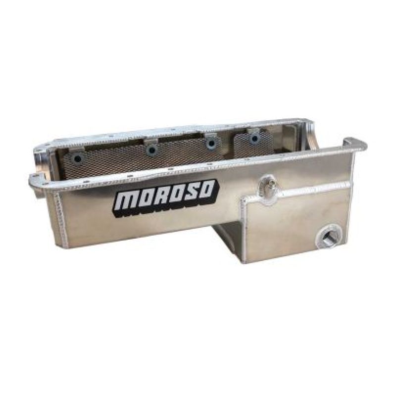 Moroso Small Block Ford 351W Fox Body Mustang External -16AN Wet Sump Aluminum Oil Pan Oil Pans Moroso