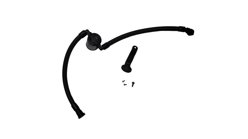 J&L 20-23 Buick Encore GX / Chevrolet Trailblazer Driver Side Oil Separator 3.0 - Black Anodized Oil Separators J&L