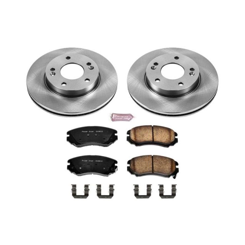 Power Stop 10-11 Kia Soul Front Autospecialty Brake Kit Brake Kits - OE PowerStop