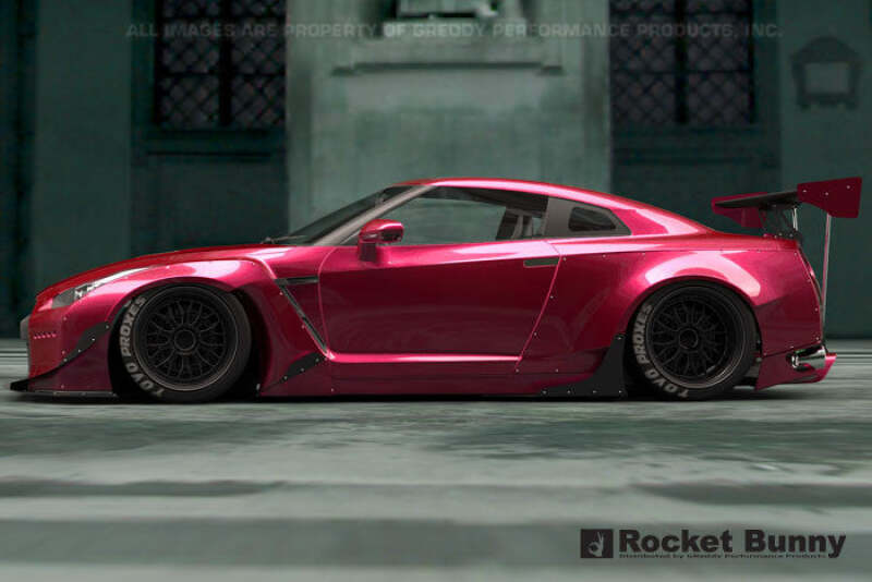 GReddy 09+ Nissan GT-R R35 Full Rocket Bunny Wide-Body Aero Kit w/ Wing Body Kits GReddy