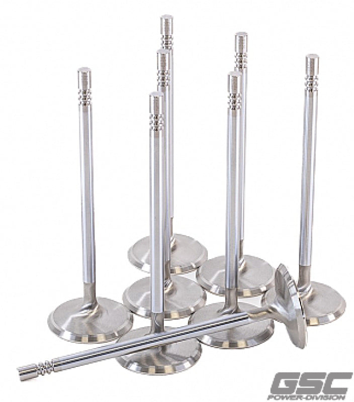 GSC P-D Ford Voodoo/Predator 38.26mm Head STD 121.13mm Long Chrome Polished Intake Valve - Set of 8 Valves GSC Power Division