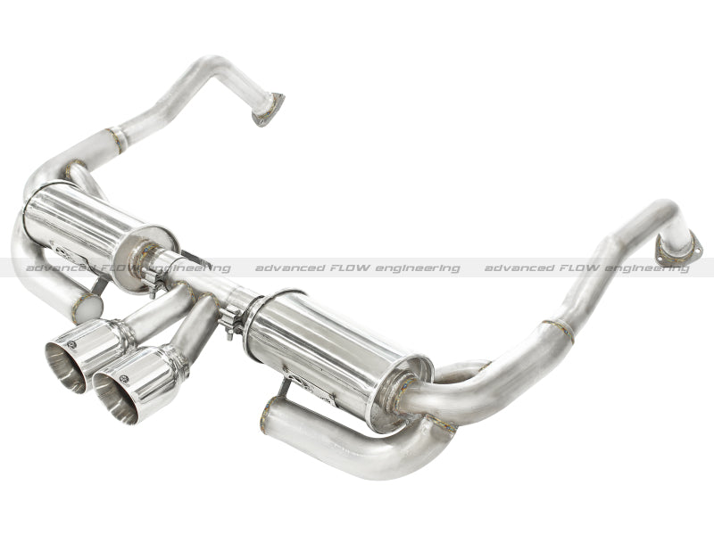 aFe ELITE 05-12 Porsche Boxster S (987.1-987.2) H6 3.4L 304SS Dual Cat-Back w/Dual Polished Tip Exht Catback aFe