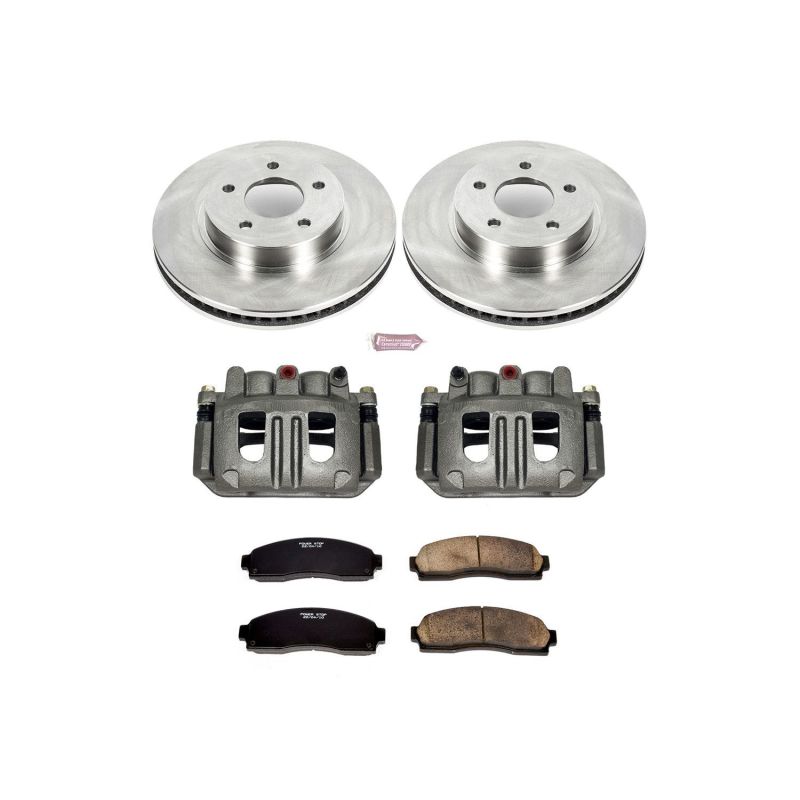 Power Stop 02-03 Saturn Vue Front Autospecialty Brake Kit w/Calipers Brake Kits - OE PowerStop