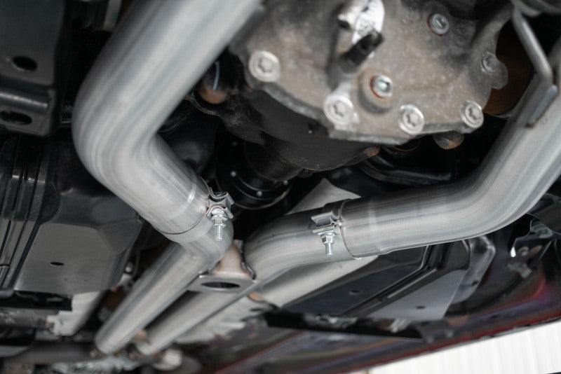 MBRP 18-19 Ford Mustang GT 5.0 3in Cat Back Quad Tip Race Version - AL Catback MBRP