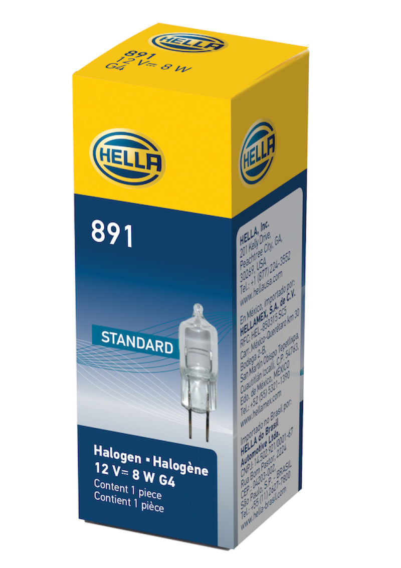 Hella Bulb 891 12V 8W G4 T325 Bulbs Hella