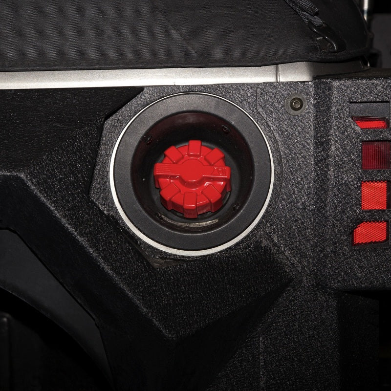Rugged Ridge 07-20 Jeep Wrangler JK/JL / 2020 Gladiator JT Red Aluminum Elite Fuel Cap Fuel Caps Rugged Ridge