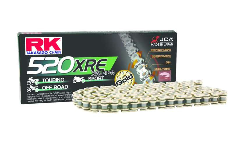 RK Chain GB520XRE-130L XW-Ring - Gold Chains RK Chain