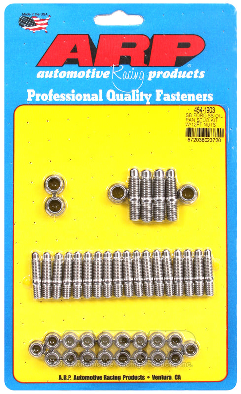 ARP SB Ford SS 12pt Oil Pan Stud Kit Hardware Kits - Other ARP