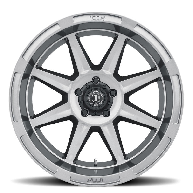 ICON Bandit 20x10 5x5 -24mm 4.5in BS 71.50mm Bore Gun Metal Wheel Wheels - Cast ICON