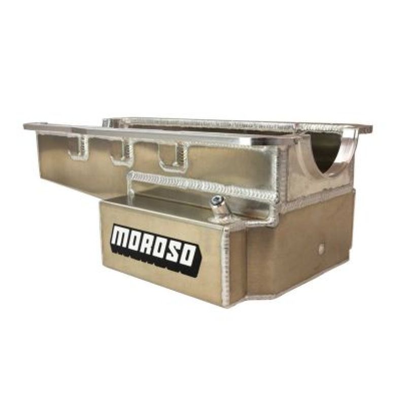 Moroso Ford 351W Road Race Baffled Front Sump 8in Deep Aluminum Oil Pan Oil Pans Moroso