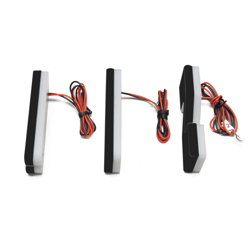 ORACLE Lighting Universal Illuminated LED Letter Badges - Matte Blk Surface Finish - E Light Accessories and Wiring ORACLE Lighting