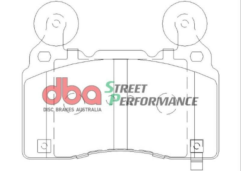 DBA 16-21 Tesla S SP Performance Front Brake Pads Brake Pads - Performance DBA