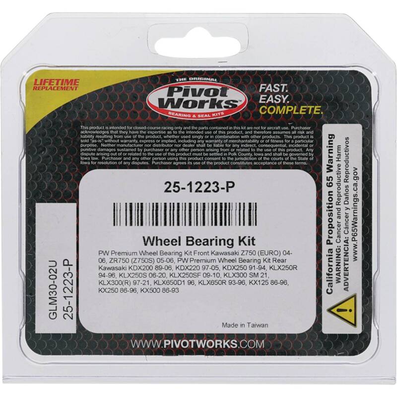 Pivot Works Premium Wheel Bearing Wheel Bearings Pivot Works