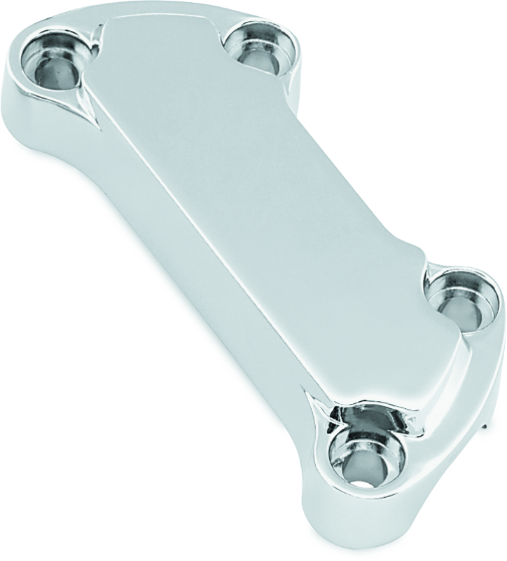 Bikers Choice 74-Up Big Twin and XL Scalloped Handlebar Clamp Without Skirt Handlebars Bikers Choice