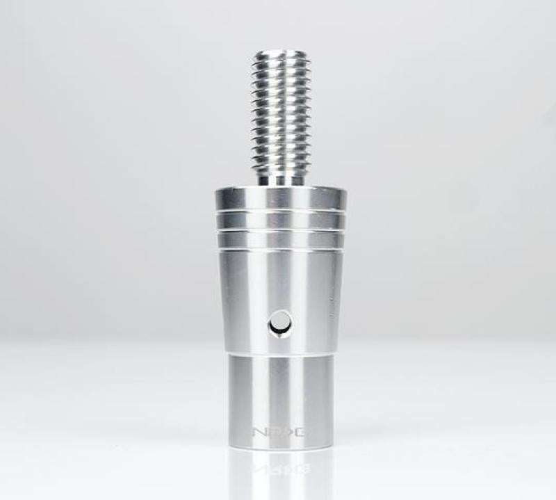 NRG 14mm Euro Aluminum Adapter w/ M10x1.5 Thread Pitch - Silver Steering Wheel Hubs NRG