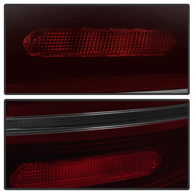 Spyder Porsche Cayenne 958 11-14 LED Tail Lights - Sequential Signal - Red Smoke Tail Lights SPYDER