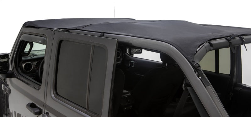 Rugged Ridge 18-22 Jeep Wrangler JL Unlimited (4-Door) Voyager Savannah Brief Top - Black Soft Tops Rugged Ridge
