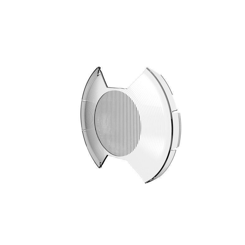 KC HiLiTES SlimLite 8in. LED Light Shield SAE Driving (Shield Only) - Clear Light Covers and Guards KC HiLiTES