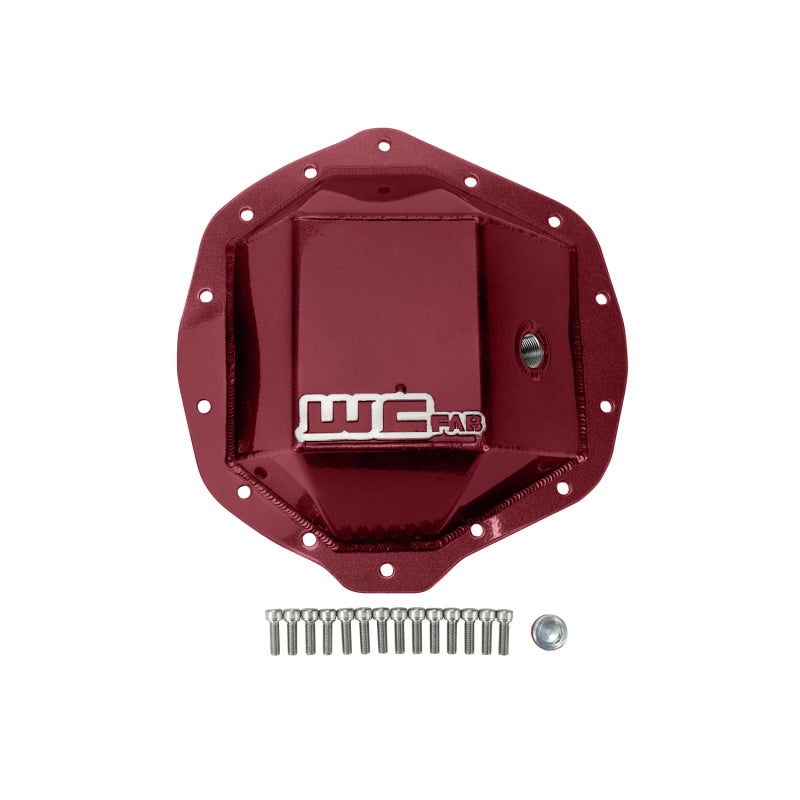 Wehrli 01-19 Chevrolet Duramax/03-19 Dodge Cummins 11.5in AAM Rear Diff. Cover - WCFab Red Diff Covers Wehrli