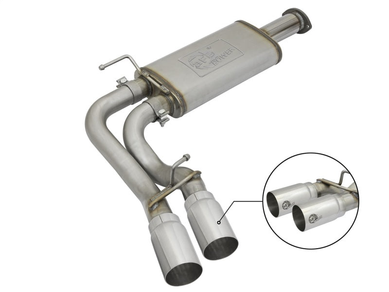 aFe Rebel Exhausts Cat-Back SS w/Polished Tip 16 Toyota Tacoma V6-3.5L Catback aFe