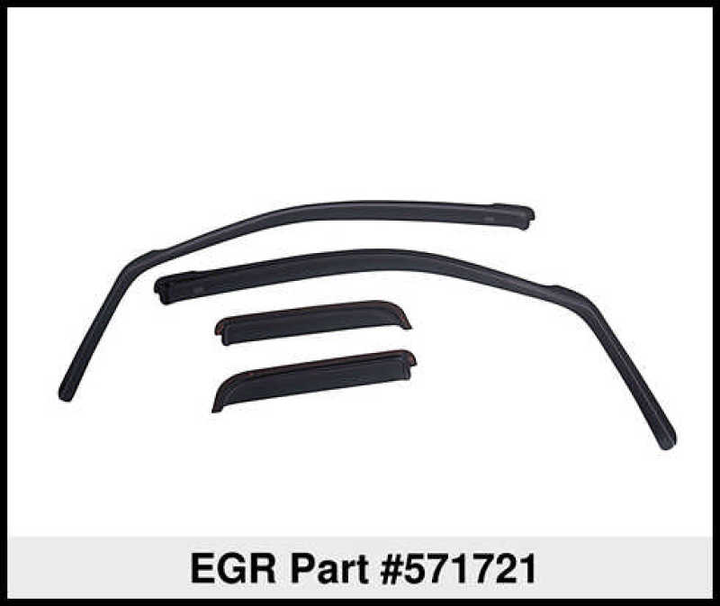 EGR 00-06 Chev Subran/Yuk / 01-07 Silv/Sierra Crew In-Channel Window Visors - Set of 4 (571721) Wind Deflectors EGR