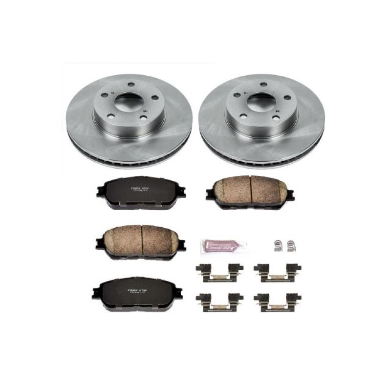 Power Stop 05-15 Toyota Tacoma Front Autospecialty Brake Kit Brake Kits - OE PowerStop