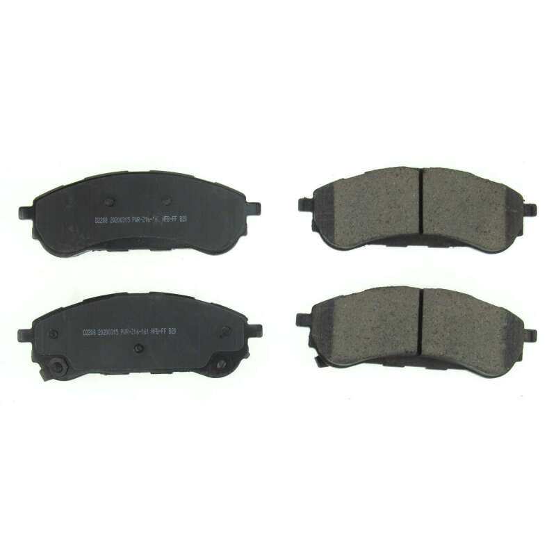 Power Stop 2019 Ford Ranger Rear Z16 Evolution Ceramic Brake Pads Brake Pads - OE PowerStop