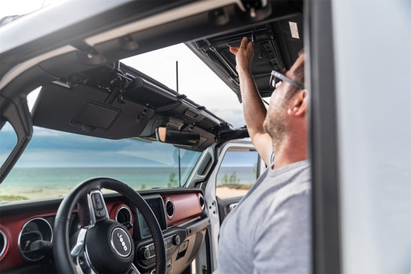 Rugged Ridge 20-22 Jeep Gladiator JT Voyager Fastback Soft Top - Black Diamond Car Covers Rugged Ridge