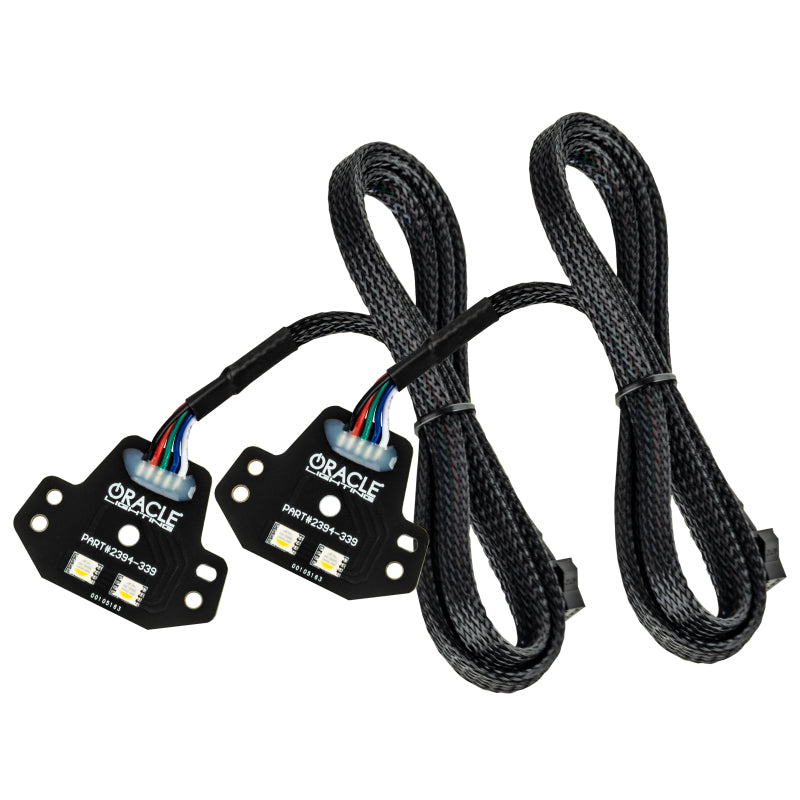 Oracle 15-21 Dodge Charger RGB+W DRL Headlight DRL Upgrade Kit - ColorSHIFT Headlights ORACLE Lighting