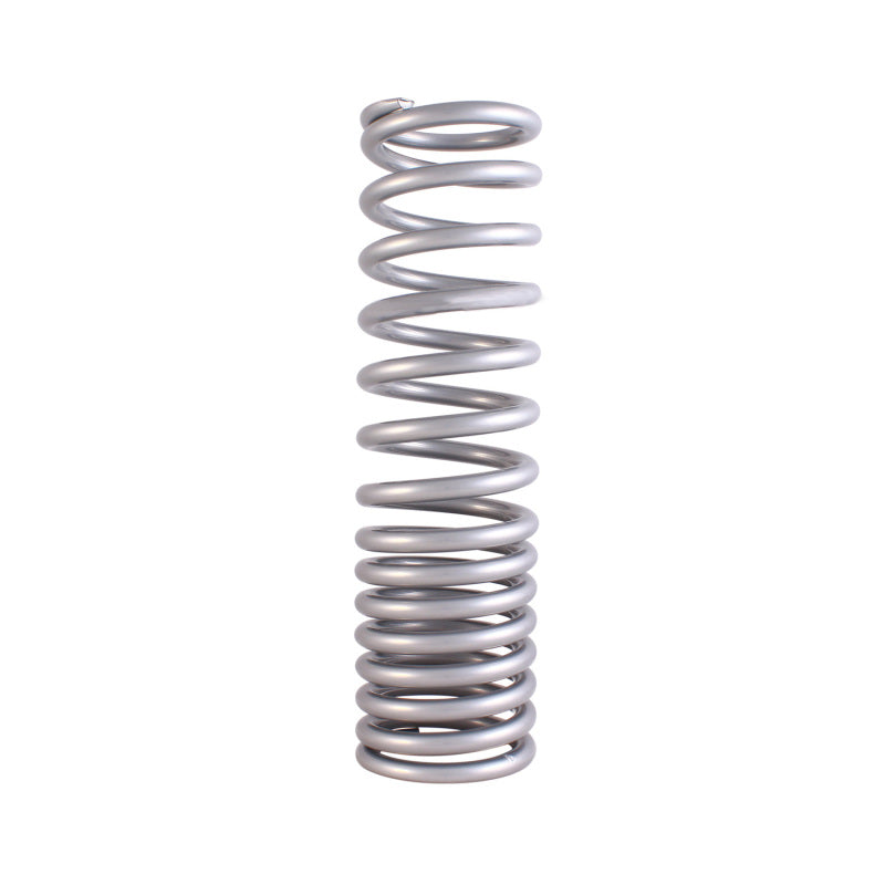 QA1 2-1/2in ID Variable Rate High Travel Spring - 12in Length x 100/200lbs/in - Silver Powder Coated Coilover Springs QA1