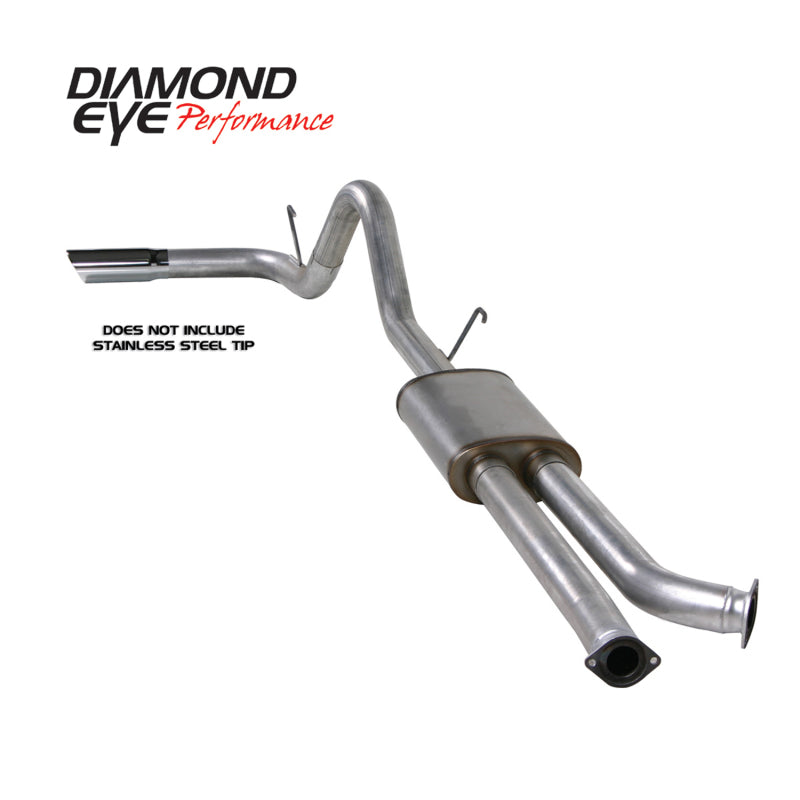 Diamond Eye KIT 3-1/2in Catback Single GAS AL TOYOTA TUNDRA 5.7L 07-10 Catback Diamond Eye Performance