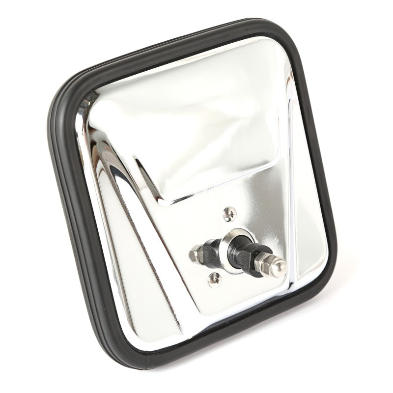 Rugged Ridge 55-86 Jeep CJ Chrome Mirror Head Exterior Trim Rugged Ridge