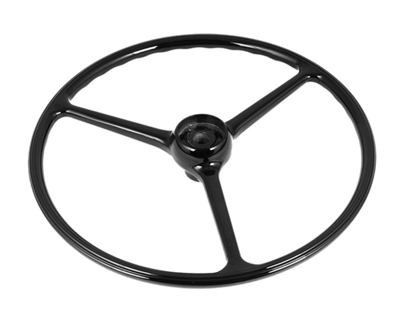 Omix Steering Wheel Black 64-75 Jeep CJ Models Steering Wheels OMIX