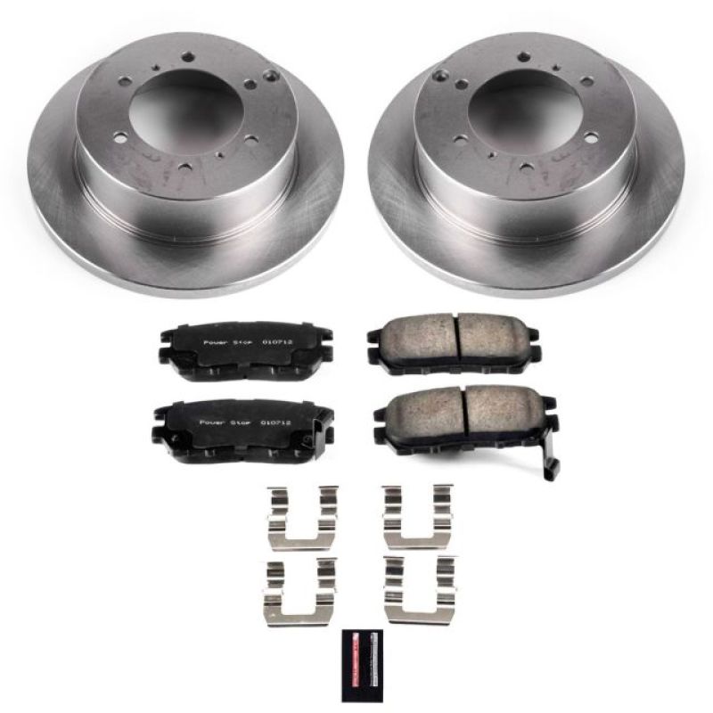 Power Stop 91-00 Mitsubishi Montero Rear Autospecialty Brake Kit Brake Kits - OE PowerStop