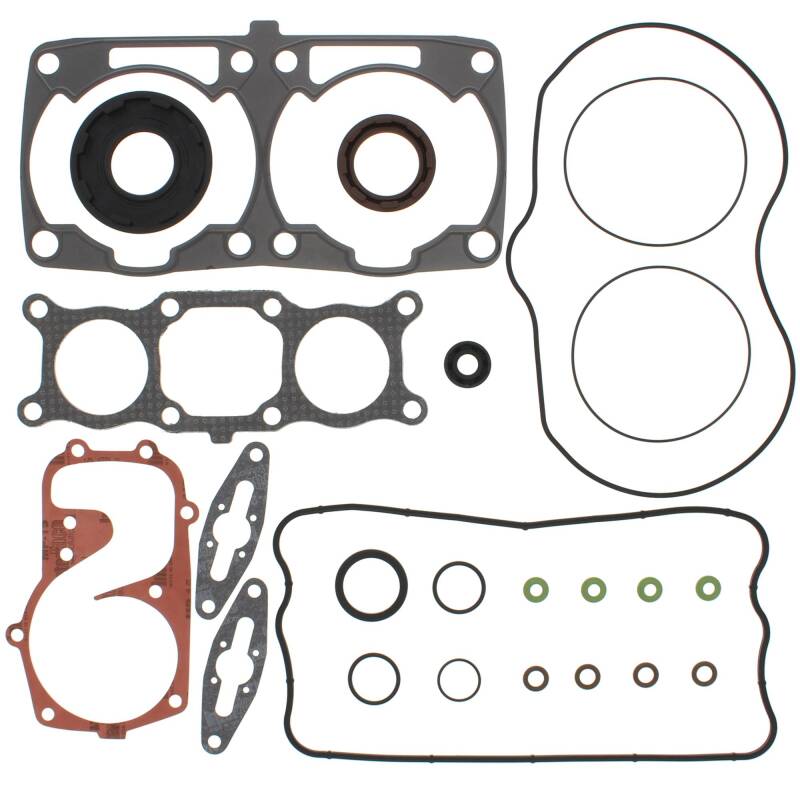 Vertex Gaskets 09-10 Polaris 800 Assault RMK 146 Complete Gasket Kit w/ Oil Seals Engine Hardware Vertex Pistons