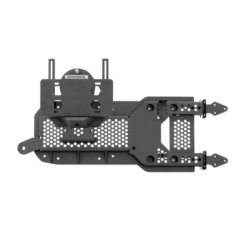 Go Rhino 08-22 Jeep Wrangler JL/JLU Body Mount Spare Tire Carrier - Tex. Blk Tire Carriers Go Rhino
