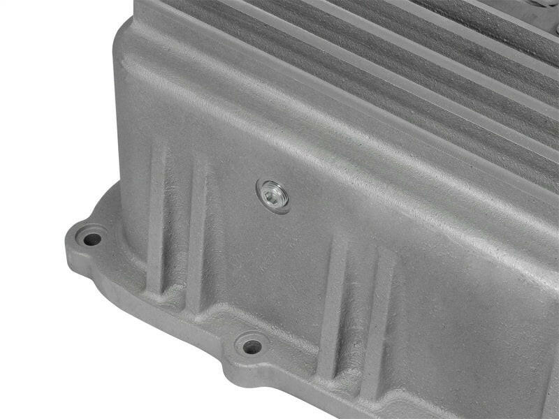 aFe Transmission Pan (Raw); Ford Trucks 6R140 11-14 V8-6.7L (td) Diff Covers aFe