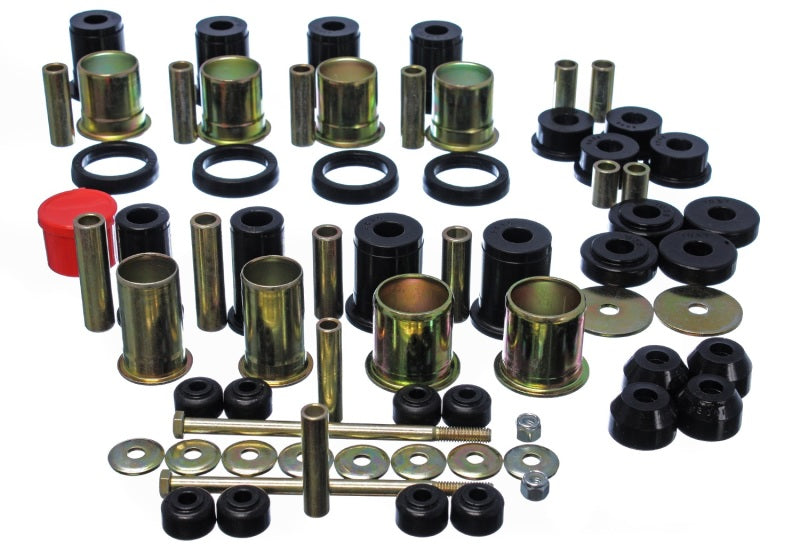 Energy Suspension 89-92 Chevrolet Camaro Black Hyper-flex Master Bushing Set Bushings - Full Vehicle Kits Energy Suspension