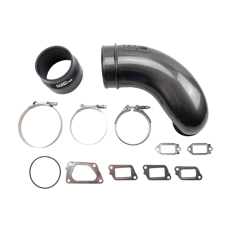 Wehrli 11-16 Chevrolet 6.6L LML Duramax 5in Intake Horn - Kiwi Green Air Intake Components Wehrli