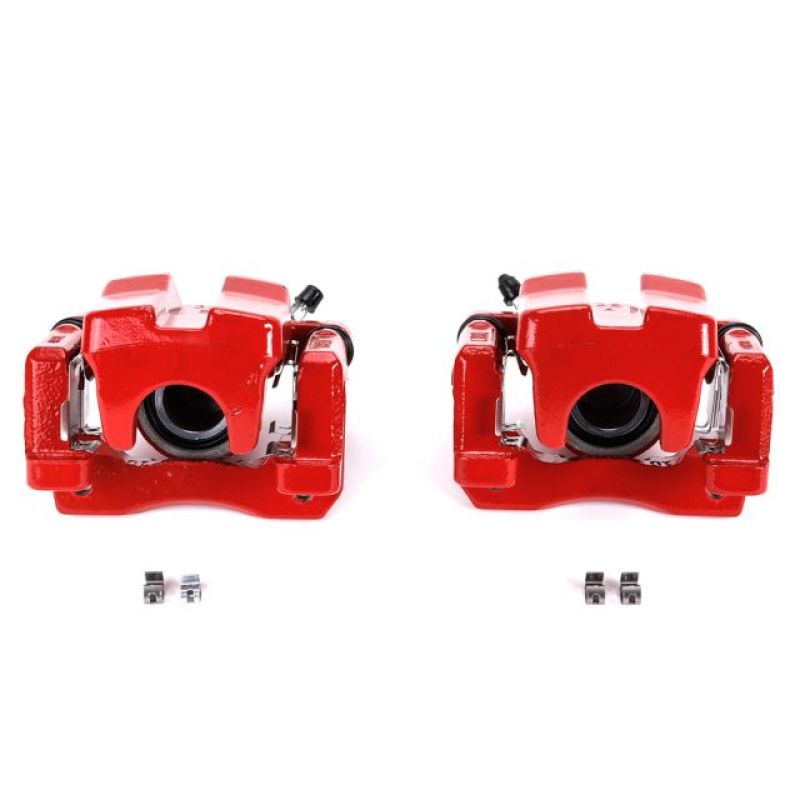 Power Stop 07-12 Lexus ES350 Rear Red Calipers w/Brackets - Pair Brake Calipers - Perf PowerStop