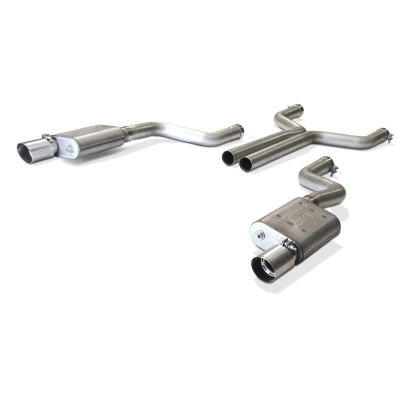 BBK 2015-16 Mustang GT Varitune Complete Cat Back Exhaust System (Includes Resonator Delete X-Pipe) Catback BBK