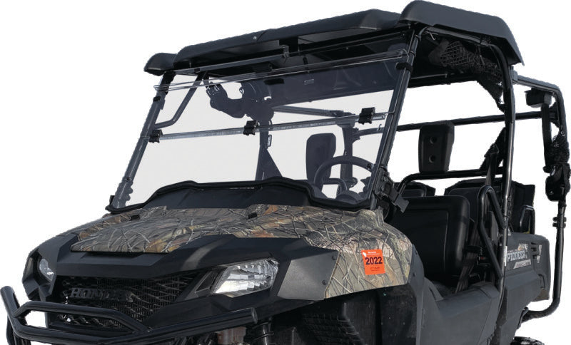 QuadBoss 14-22 Honda SXS700 Pioneer 700 Windbreak Folding Windshield Windshields QuadBoss