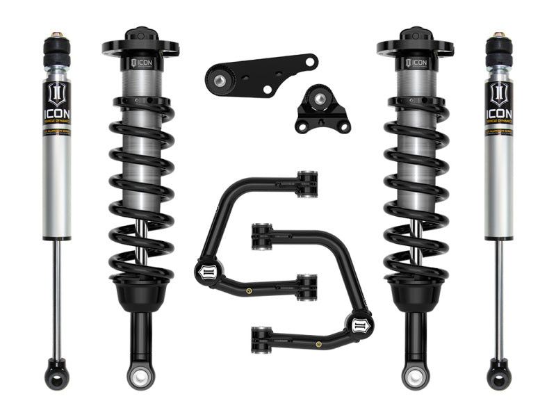 ICON 2024+ Toyota Tacoma 1.25in-3in Stage 2 Suspension System Tubular Coilovers ICON