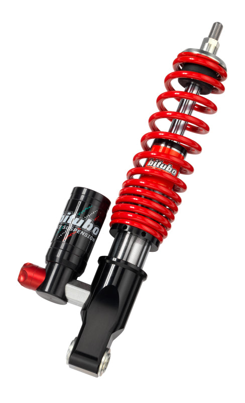 Bitubo MEV0 Vespa Front Monoshock Adjustable: Spring Preload, Compression, Red Spring Shocks and Struts Bitubo Suspension