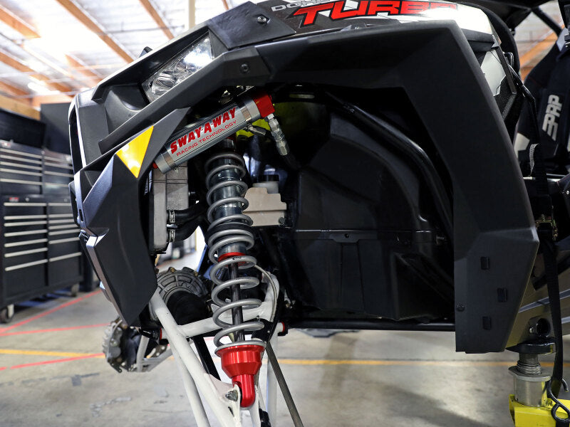 aFe 17-19 Polaris RZR 925/1000cc Sway-A-Way 2.5 Front Coilover Kit w/ Remote Reservoirs and Comp Adj Coilovers aFe