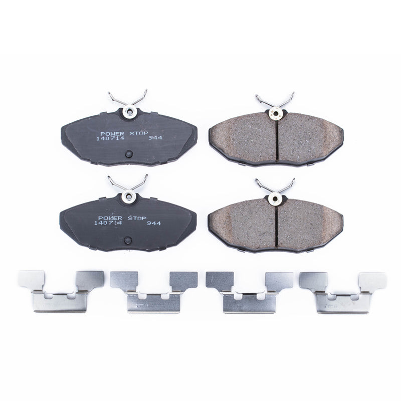 Power Stop 03-05 Jaguar S-Type Rear Z17 Evolution Ceramic Brake Pads w/Hardware Brake Pads - OE PowerStop