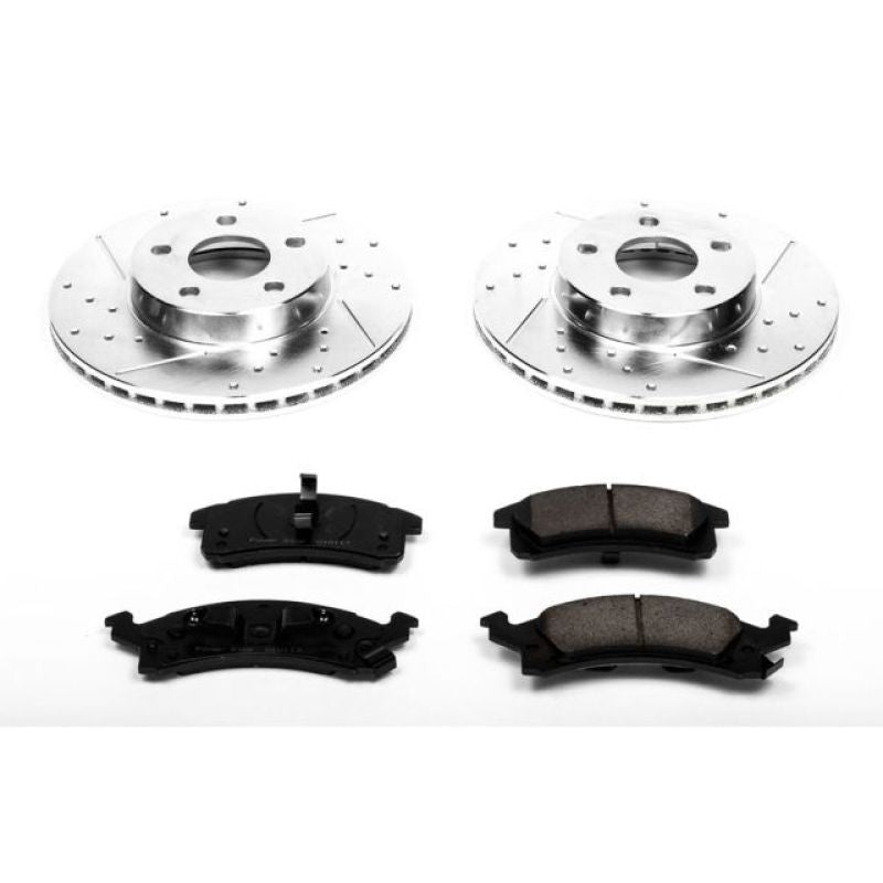 Power Stop 90-98 Buick Skylark Front Z23 Evolution Sport Brake Kit Brake Kits - Performance D&S PowerStop