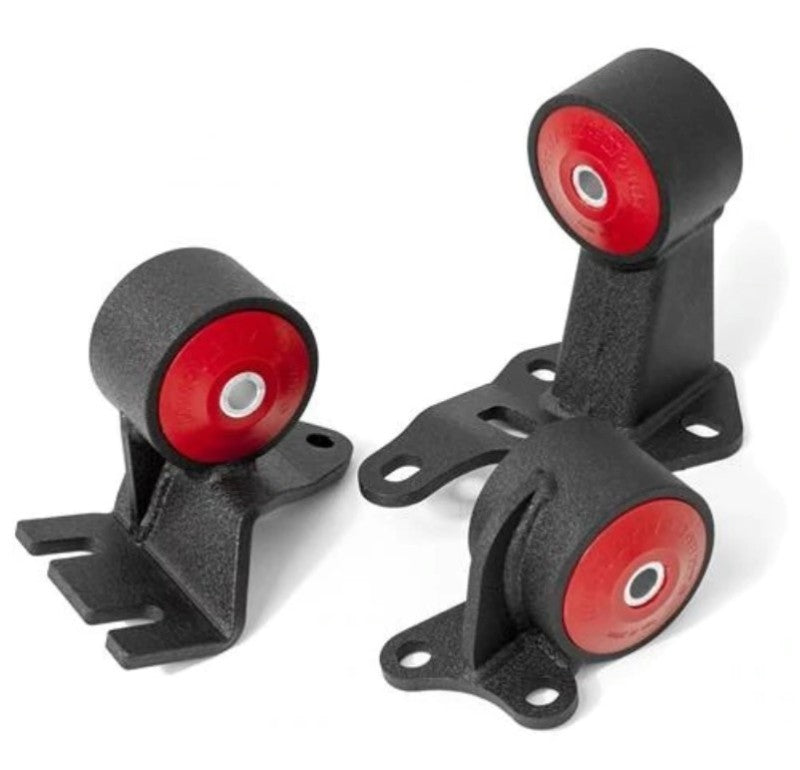 Innovative 88-91 Civic B-Series Black Steel Mounts 95A Bushings (Cable) Engine Mounts Innovative Mounts